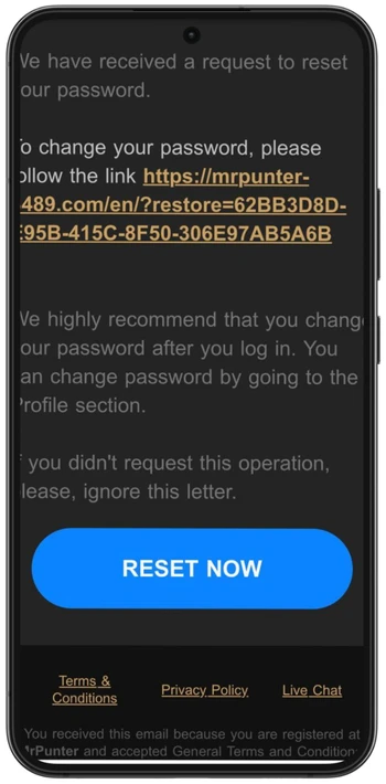 Email letter